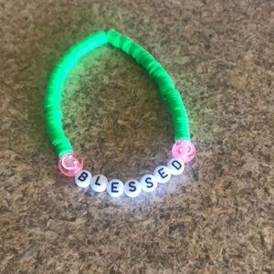 Green blessed bracelet